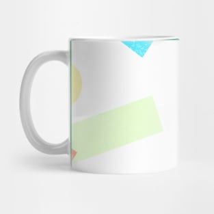 Pocket - Nostalgia Vintage Retro Geometric Polygon Shapes Mug